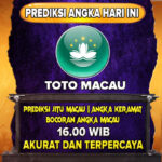 Prediksi Macau 16.00 WIB Rabu 6 Maret 2024. Prediksi Macau jitu merupakan salah satu metode/cara untuk mendapatkan bocoran angka hari ini