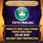 Prediksi Macau 00.00 WIB Kamis 9 Mei 2024. Prediksi Macau jitu merupakan salah satu metode/cara untuk mendapatkan bocoran angka hari ini